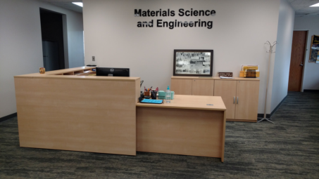 Reception Area for MTU Materials Science and Engineering
